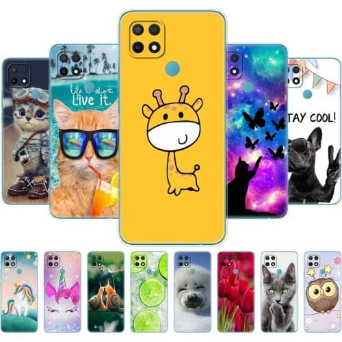 For OPPO A15 Case For OPPO A15S Back Silicon Soft TPU Phone Cover For OPPOA15 CPH2185 A 15 S CPH2179 Bumper 6.52" Fundas Shell