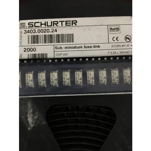 Original new 100% 3403.0020.24 OMF250V F2.5A import SMD disposable fuse