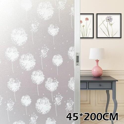 Frosted Opaque Glass Home Decor Mixed Color Bedroom Window Film for Window Privacy Adhesive Screen Film Glass Stickers