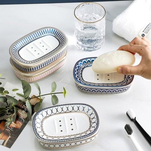 Soap Dish for Shower Soap Box, Soap Saver Case Holder with Drain for Bathroom Counter, Shower, Kitchen, Keep Soap Dry and Clean