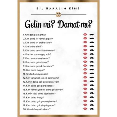 Bride? Groom? | Question Card wedding bride mariage хна henna