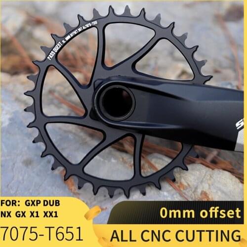 NEW PASS QUEST SRAM gx xx1 eagle GXP round mountain bike narrow sprocket 30-44T bicycle bicycle sprocket 0mm offset crank 7075