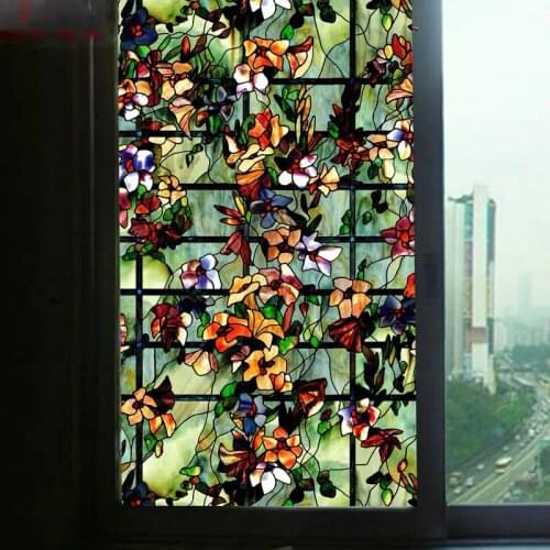 Saturna window film Glass stickers Static Cling Stained office Self-adhesive home foil decorative films 40/45/50/60/70/80*100cm