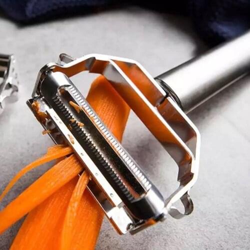 Stainless steel peeler vegetable and fruit peeler carrot potato grating slicer multi-function vegetable fruit melon peeler