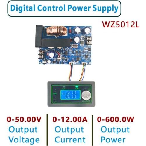 WZ5012L DC DC Buck Converter CC CV Step-down Power Module 50V 20A 1000W Adjustable Voltage Regulated power supply