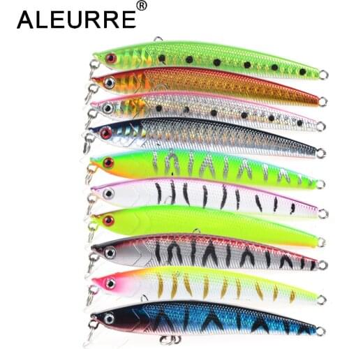 Slowly Sinking Minnow Fishing Lure 90mm 8g Artificial Japan Hard Bait Bass Pike Wobblers Crankbait Carp Fishing