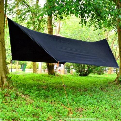 3.6x2.8m Waterproof Sun Shelter Tarp Tent Shade Ultralight UV Garden Awning Canopy Sunshade Outdoor Camping Survival Beach Tent
