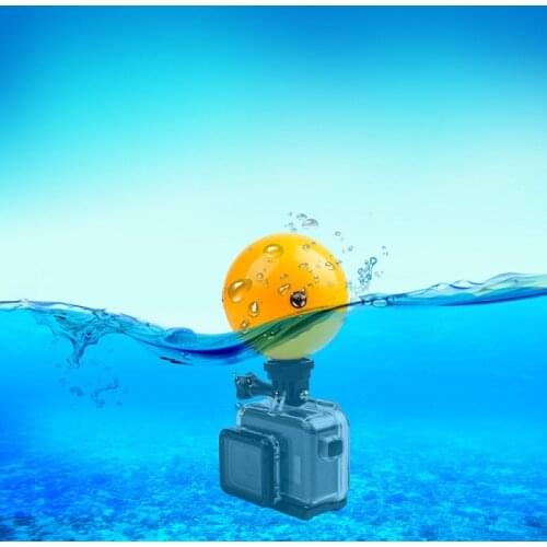Action Camera Waterproof Floating Ball with Adatper for Gopro Hero 7 6 5 4 3 Sjcam SJ5000 SJ8 pro Eken H9 C30 Clownfish Xiaomi