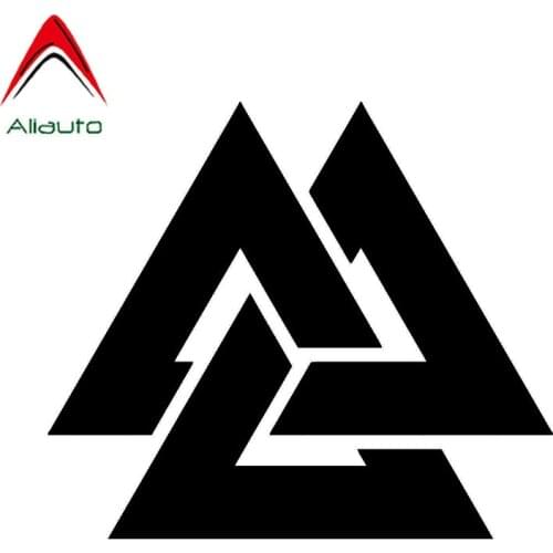 Aliauto Funny Car Sticker Personality Rune Vinyl Reflective Creative Cover Scratch Decal Decoration Graphical,14cm*12cm