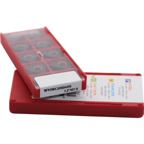 10pcs DESKAR WNMG080408 LF3018 Turning tools carbide insert cutting CNC lathe cutter for Cast Iron