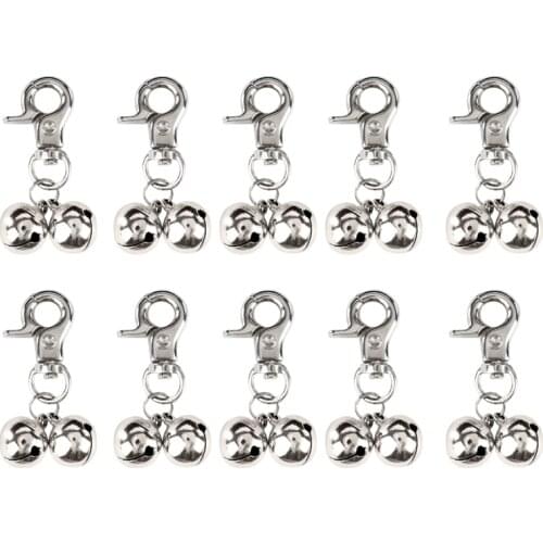 10Set Hardware Bells Collar Pet Charm Pet Jewelry Cat Dog Collar Pendant Necklace Collar Puppy Collar Accessory