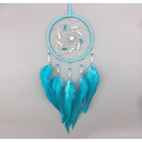4.7X11.8 inches cute Dream Catcher with feather Handmade Dreamcatcher Wall Hanging Decoration Home Garden Living Room Ornament