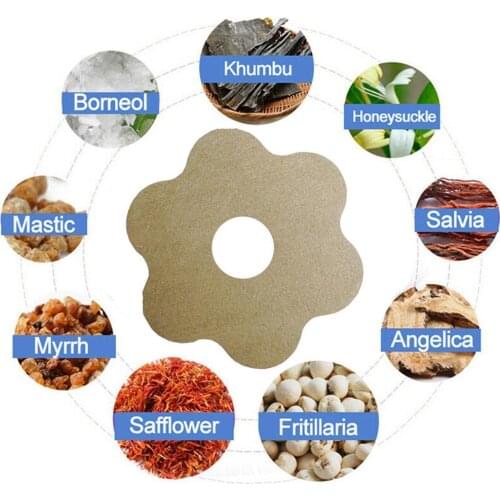 4pcs Breast Pain Relief Patch Wormwood Hyperplasia Medical Swelling Cancer Breast Chornic Anti Mastitis Plaster G7Y4