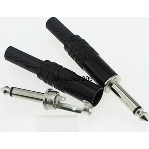 6.35mm plug 6.5mm welding plug 6.35 single voice channel plug double channel mixer plug