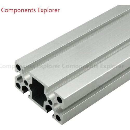 Arbitrary Cutting 1000mm 4080GW Aluminum Extrusion Profile,Silvery Color