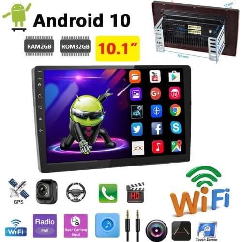 2din 10inch Car Radio GPS Android10 FM Navigation For Volkswagen Nissan Hyundai Kia Toyota Universal 2 Din Multimedia Player