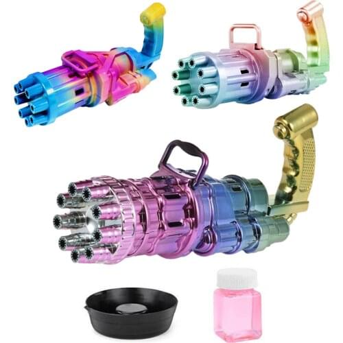 Kid Toy Bubble Gun Automatic Bubble Making Machine Strong Tightness Bubble For Summer Music Festival Outdoor Party Supplies