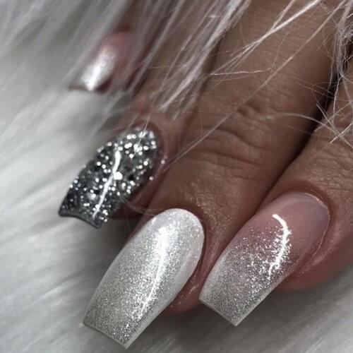 20g Diamond Dazzle Nail Glitter Unicorn Iridescent Dust Pigment Nail/Face/Eye Shiny Glitter Dust Chrome Gel Nail Art Glitter