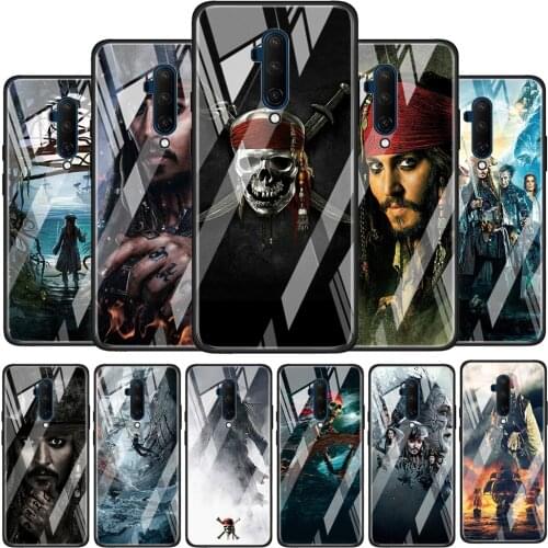Pirates Of The Caribbean Tempered Glass Cover For OnePlus Z 7 8 9 7T 8T 9R Nord 5G Pro Silicone Phone Case Coque