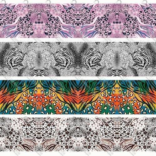 1-1/2" Cow Spot Leopard Printed Custom Cartoon Design Ribbons for DIY Crafts Hair Bow 3" Lanyard/Satin /Grosgrain Ribbon
