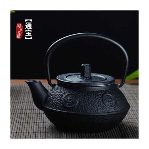 300ml Pure Handmade Small Cast Iron Pot Japan Southern Cast iron Kettle Iron Tea Pot Boiled Water Iron Tea Kettle Free Shipping