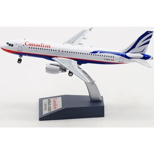 1:200 Scale Canadian Canada Airways Airline airplane 320 A320 C-FNVV model with base landing gear alloy aircraft plane toy