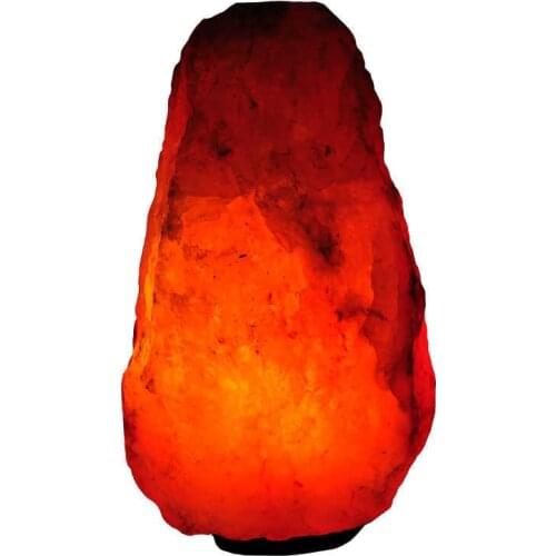 Natural Himalayan Rock Salt Lamp Wired Bulb Pink 12-14Kg