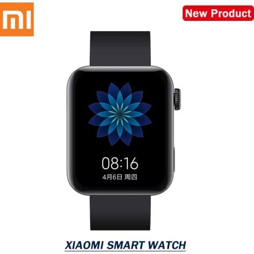 99% New Xiaomi Mi Watch MIUI Android Smart Watch color Bluetooth 4.2 multifunctional watch with NFC Ture Smart Watch For Xiaomi