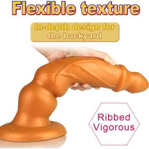 New Long Dildo Anal Sex-toys Masturbator For Woman Liquid Silicone Dildos Suction Cup Butt Plug Anus Sex Toys Vagina Stimulator