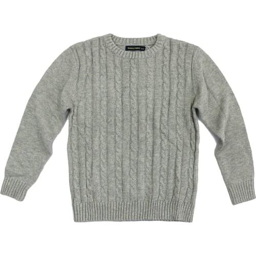 Christmas Sweater For Unisex Kids Boys Sweaters Winter Warm Coat Outerwear Thicken Warm Pullover Knitted Sweater 8 12Y 4C0420