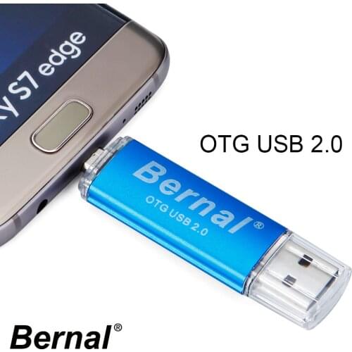 2018 Bernal 16gb Smart phone otg usb flash drive 32gb pendrive high speed usb flash 2.0 drive 8gb flash disk Pen Drive 64gb