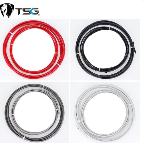 3M 4.2mm 5mm Bike Shifting Cable Housing TSG Aluminum alloy Ultralight Bicycle Brake Cable Pipe Bike Brake Shifter Cable Tube