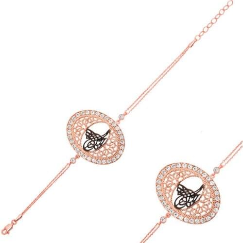 Tevuli 925 Sterling Silver Tuğralı Womens Bracelet