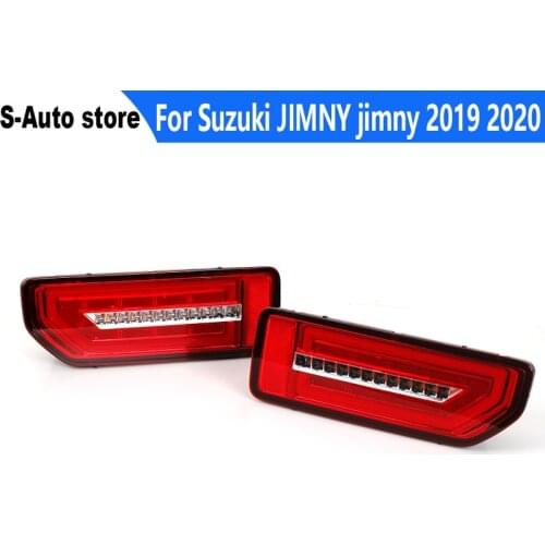 1 Pair For Suzuki JIMNY 2019 2020 LED Tail Lamp Turn Signal Brake Light Reversing Lamp Reflector Stop Light Taillight Rear Lamp