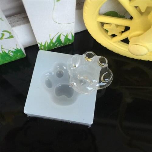 1PC Dog footprints Cat Claws Mould DIY Resin Necklace Pendant Craft Jewellery Making Mold Decoration Jewelry