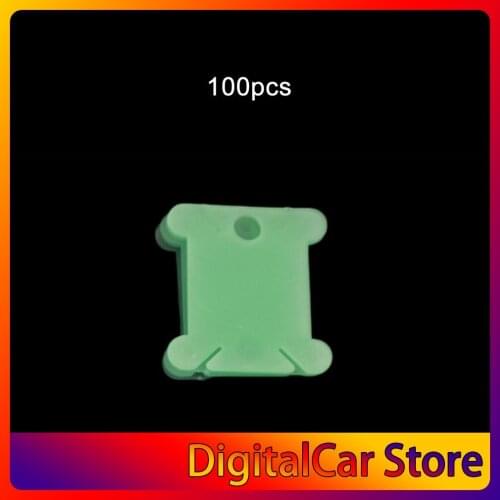 20/50/100 pcs Plastic Cross Stitch Sewing Tool Winding Board Wire Clamp Holder Storage Wire Coil Embroidery Coil Spool Craft Kit