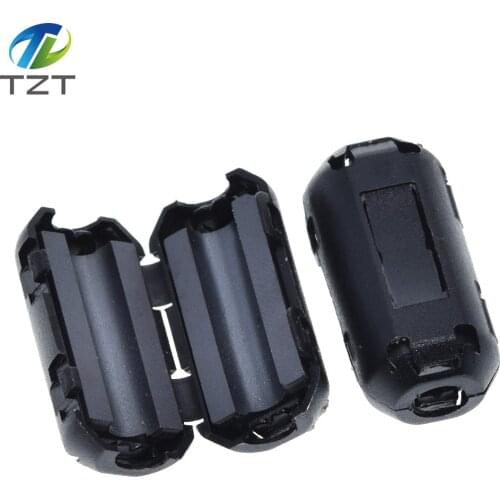 5mm Clip-On Ferrite Ring Core Noise Suppressor For EMI RFI Clip Cable Active Components Filters