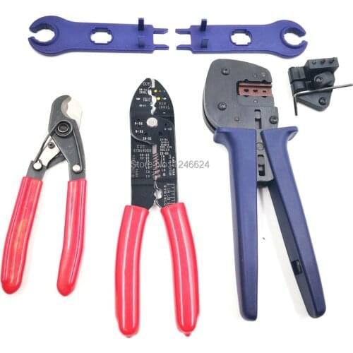 A2546BS crimper set combination crimping capacity 2.5 4 6mm2 Use for Installing MC3 Dies and fixed locator