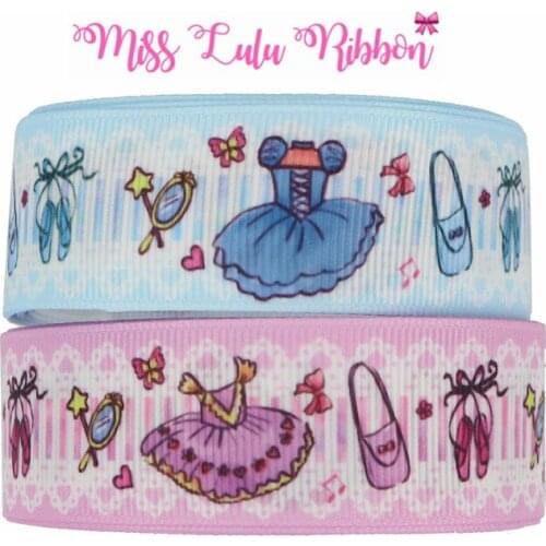 16mm-75mm Skirt Bag Slipper Beach Series Printed Grosgrain/Foe Ribbon Rainbow Lines DIY Festival Party Hair Bow 50yards/roll