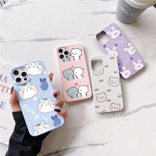 Lovely Animals Case For Funda Xiaomi Redmi Note 9T 8T 10 9 8 7 Pro 10s 9s 6 5 9C Mi Poco F3 X3 NFC 9 SE A3 11 10T Lite TPU Cover