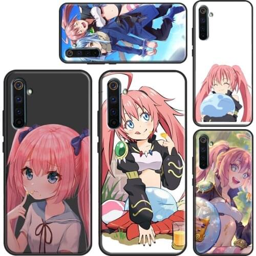 Milim Nava Rimuru Case For Realme GT Neo Q3 6 7 8 Pro C15 C11 C3 C21 Back Cover For OnePlus 9 Pro 8 7T 8T 9R
