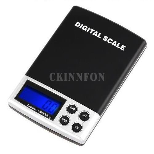 DHL 50PCS 1000g x 0.1g Mini Pocket Digital Scales Balance Electronic Kitchen Scales Gold Sterling Silver Jewelry Scales