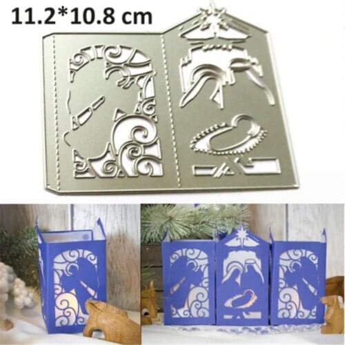 Angel Box Metal Cutting Dies for Scrapbooking Handmade Tools Mold Cut Stencil New DIY Card Make Mould Model Craft Decoration
