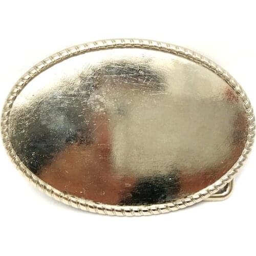 Western metal buckle ancient silver letter men belt buckle for 4.0