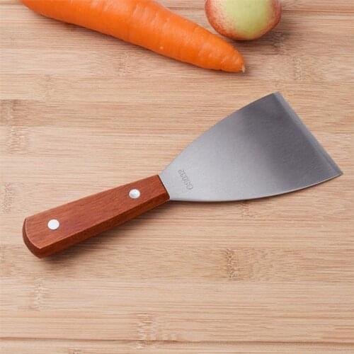 Stainless Steel Spatulas Dough Cutter Potato Knife Steak Shovel Salad Scraper Chopper Turners Pizza Peels Cake BBQ Baking Tool