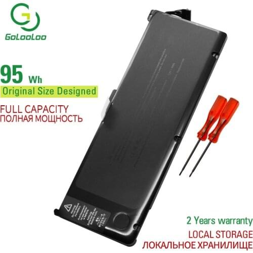 Golooloo 95Wh 7.4V Laptop Battery A1309 For Apple MacBook Pro NB604 A1297 MC226 MC226*/A MC226LL/A MC226J/A Series