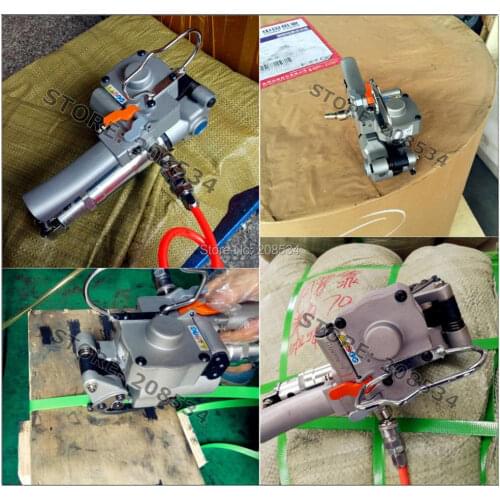 Pneumatic Strapping Tool A19 HandHeld Strapping Tool 0.5-0.7Mpa Air Pressure PP&Pet Strapping Kit for PP PET 1/2Inch to 3/4Inch