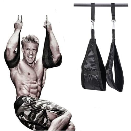 Fitness AB Sling Straps Suspension Belt For Pull Up Bar Heavy Duty Muscle Training Hanging Leg Home Gym Excercise Equipment