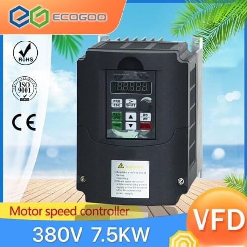 Promotion ! 7.5KW frequency converter inverter for 6KW 7.5KW 380V cnc spindle motor