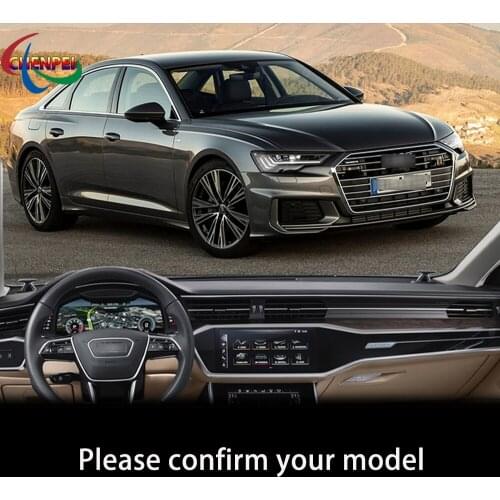Anti-Slip Anti-UV Mat For Audi A6 C8 2019-2020 Dashboard Cover Pad Dashmat Protect Sunshield Pad Car Accessories